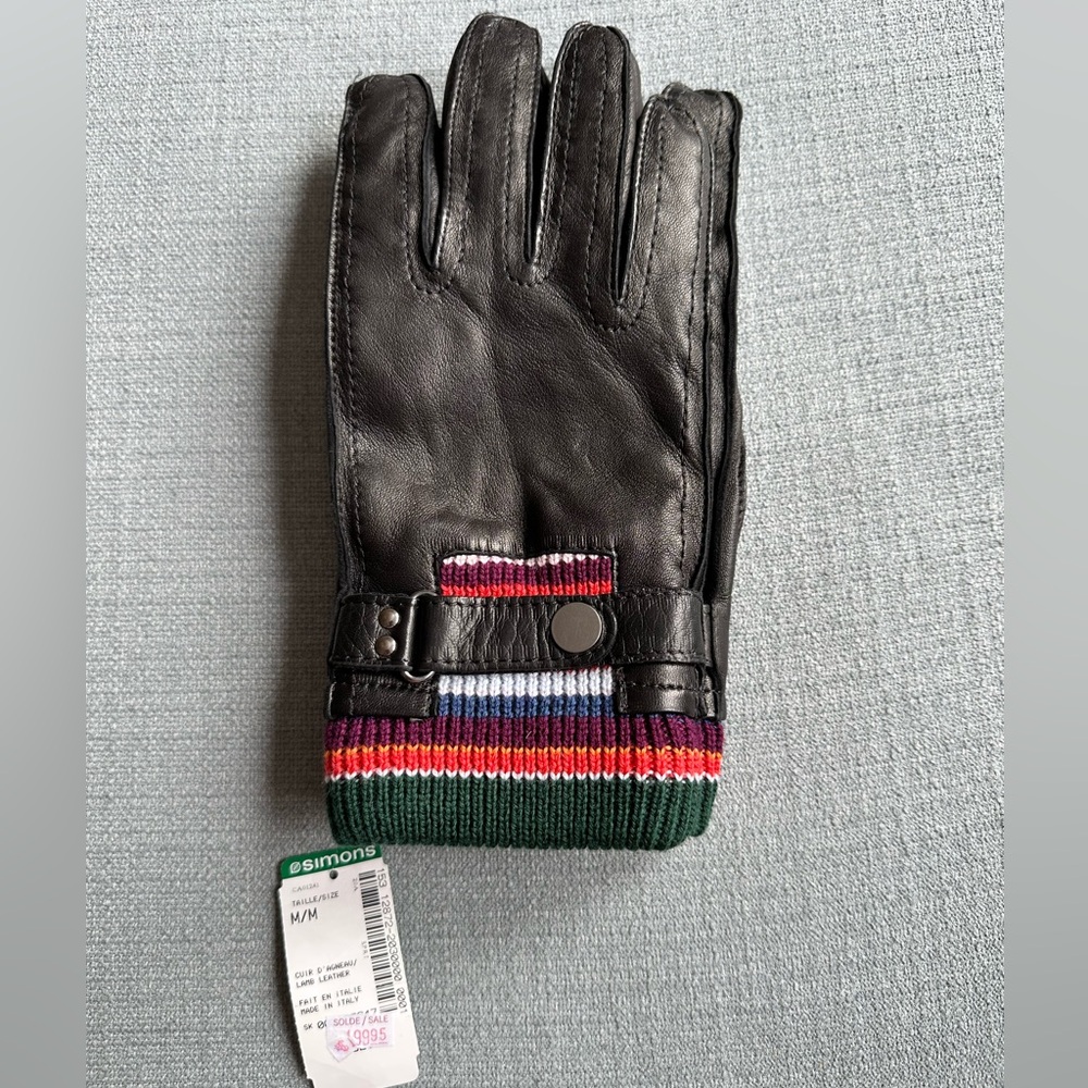 Leather Paul Smith Gloves NWT